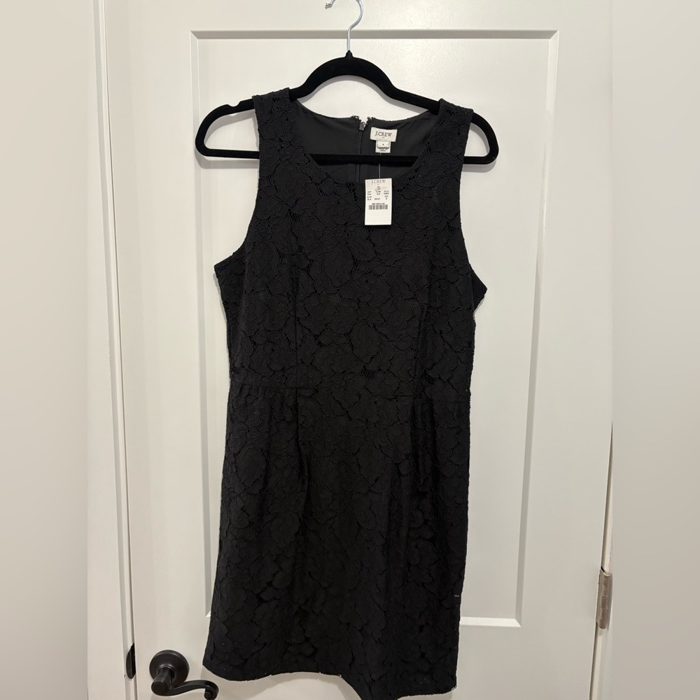 J. Crew Black Lace Dress